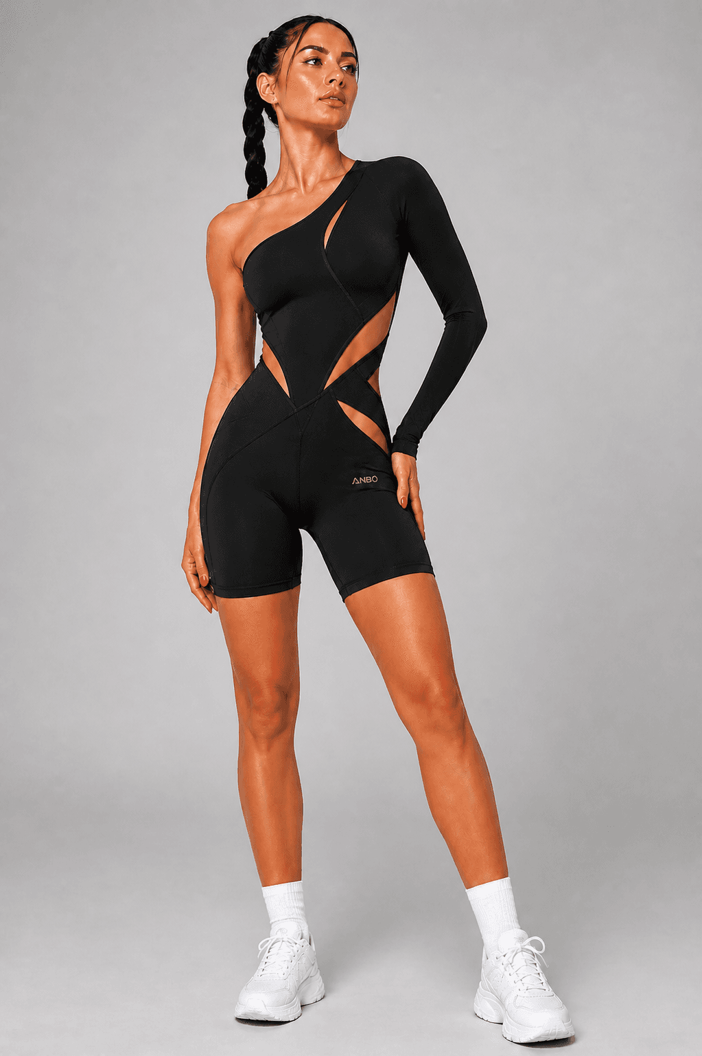 ANBO one-piece romper — studio — front